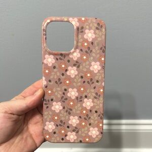 Floral Pink iPhone 13 pro max magsafe Case